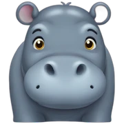 Hippo sticker