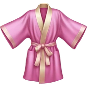 Pink silk robe sticker