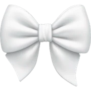 white bow sticker