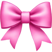 Pink bow  sticker