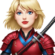 Fierce Samurai sticker