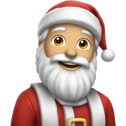 Handsome santa sticker