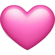 Heart pink sticker