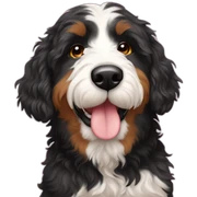 bernedoodle sticker
