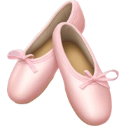 Pale pink ballet shoes sticker