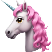 Pink unicorn  sticker