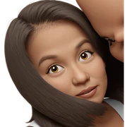 realistic portrait of girl sticker