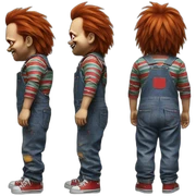 Chucky peeing sticker