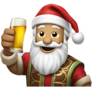 PAPAI NOEL TOMANDO CERVEJA sticker