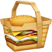 Fast food basket  sticker