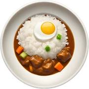 Japanese curry and rice sticker