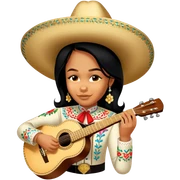 Mariachi Guitarist sticker