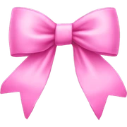 Pink bow sticker