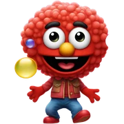 Bubble Elmo  sticker