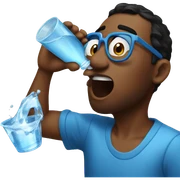 Diddy drinking water  sticker