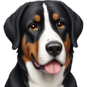 swiss mountain dog sticker