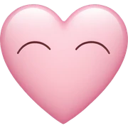 Light pink heart sticker