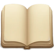 Light beige Book sticker