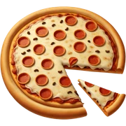 Pizza poop sticker