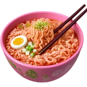Pink  buldak ramen sticker