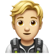 gamer boy sticker