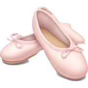 Pale pink ballet shoes sticker