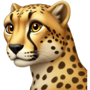 Cheetah sticker