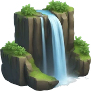 waterfall sticker
