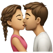 Kissing sticker