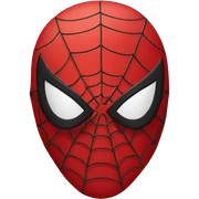 Spiderman mask sticker