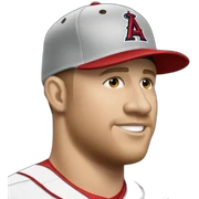 mike trout sticker
