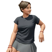 girl in outdoor setting sticker