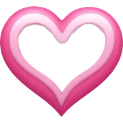 Pink heart sticker