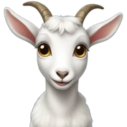 Baby goat sticker