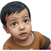 male with black hair outdoors sticker