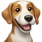 happy happy dog happy happy sticker
