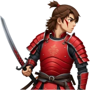 Battle-Ready Samurai sticker