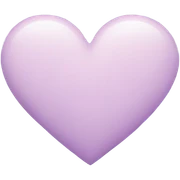Pastel Purple Heart sticker