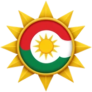 Kurdish flag sticker