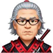 Daring Samurai sticker