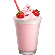 Strawberry milkshake  sticker