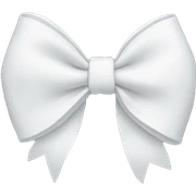 white bow sticker