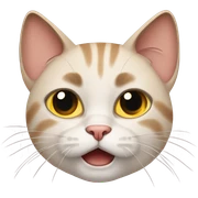 Annoyed cat sticker