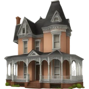 Victorian house sticker