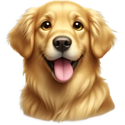 Golden retriever sticker