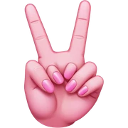 pink middle finger  sticker