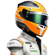 Lando norris mclaren helmet sticker