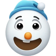 snowman sticker