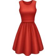 red dress sticker