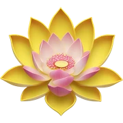 Lotus flower sticker